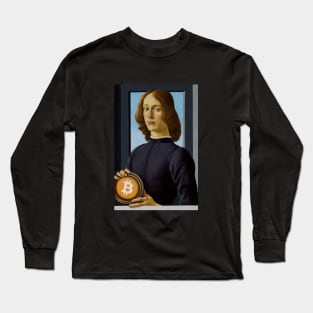 Botticelli Bitcoin Long Sleeve T-Shirt